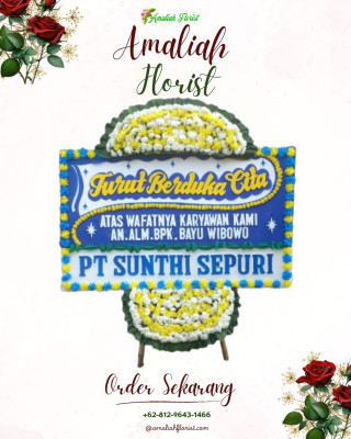 Papan Bunga Duka di Sei Suka