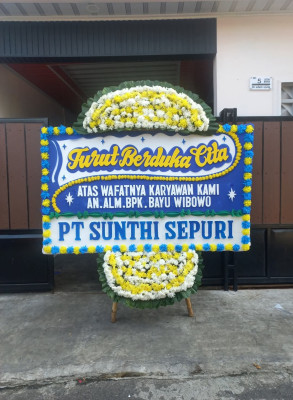 Papan Bunga Duka di Sei Suka
