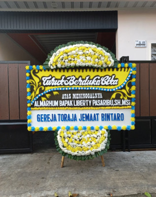 Papan Bunga Duka di Sei Suka