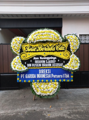 Papan Bunga Duka di Sei Suka