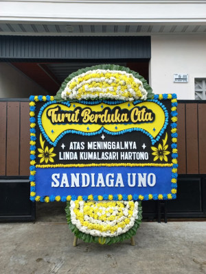Papan Bunga Duka di Sei Suka